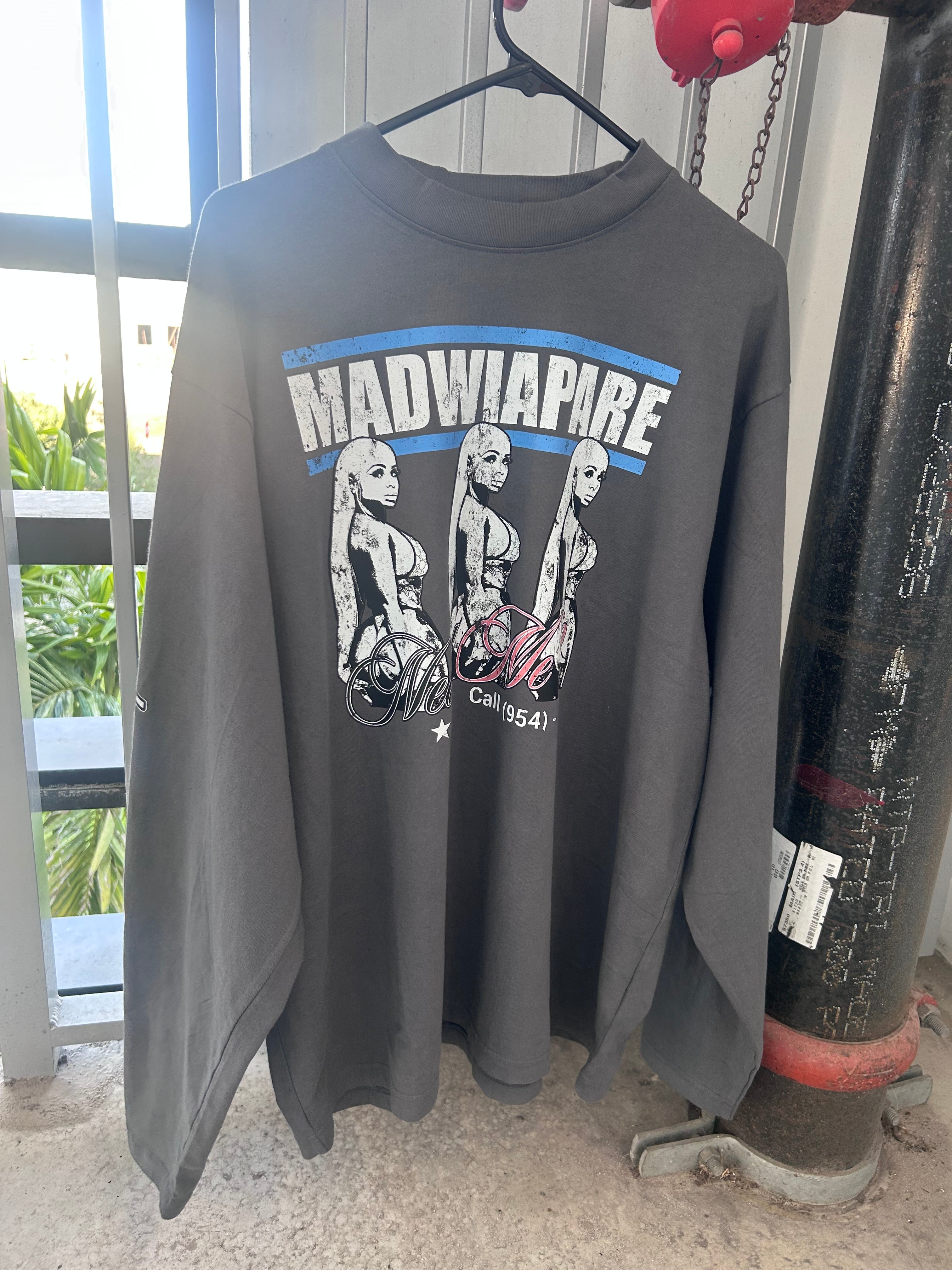 “see within” long sleeve sweater